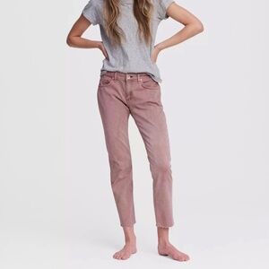 $198 NWOT Rag & Bone Dre Low Rise Boyfriend Jeans in Light Plum Size 25